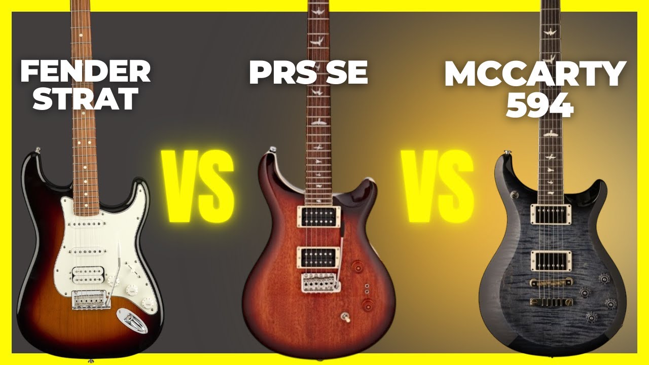 Fender Strat vs PRS SE vs McCarty 594 – Most Versatile Guitar?