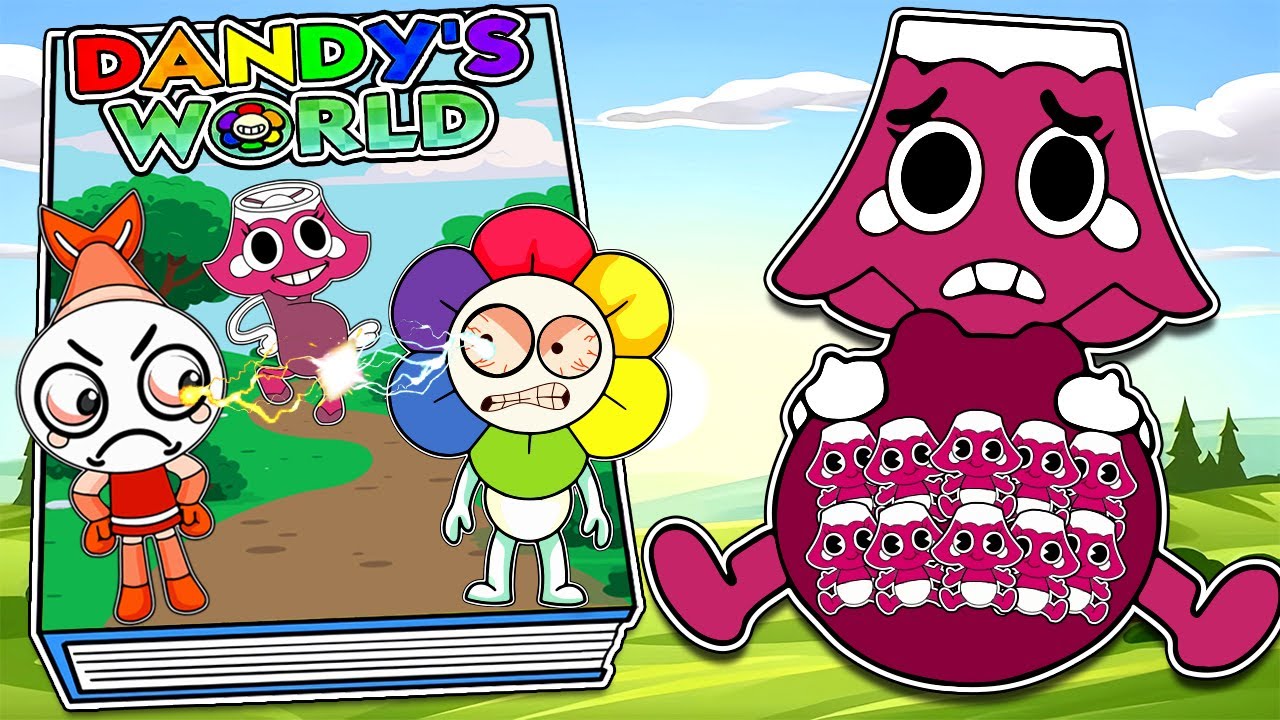 Making DANDY'S WORLD Game Book + (Brightney Squishy)