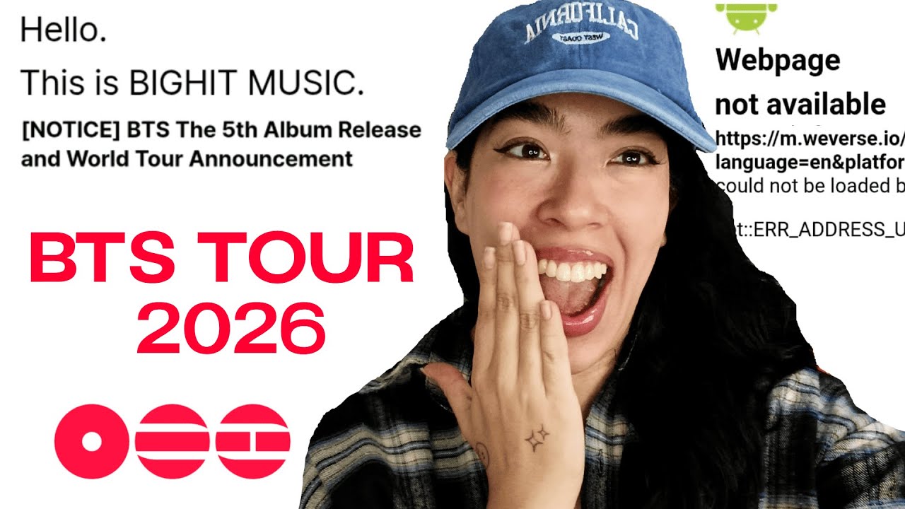 BTS ANUNCIA TOUR 2026! fechas Album pre orden, como hacer pedido, donde comprar