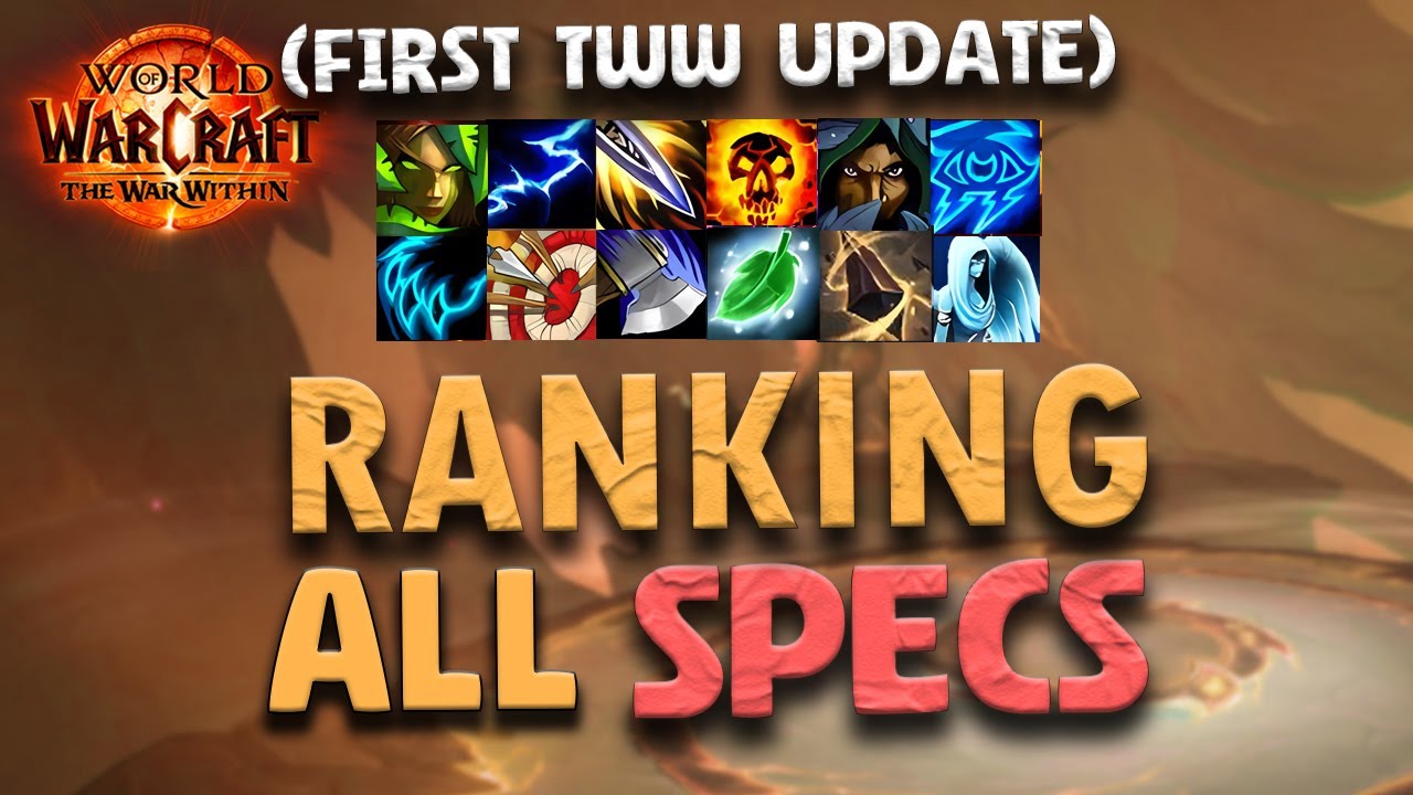 Progressive M+ TIERLIST| #1 TWW Update - RANKING ALL SPECS | The War Within