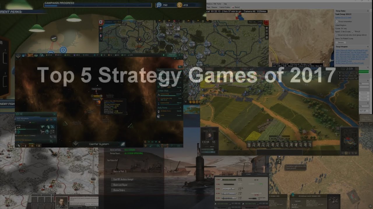 Top 5 Strategy Games of 2017