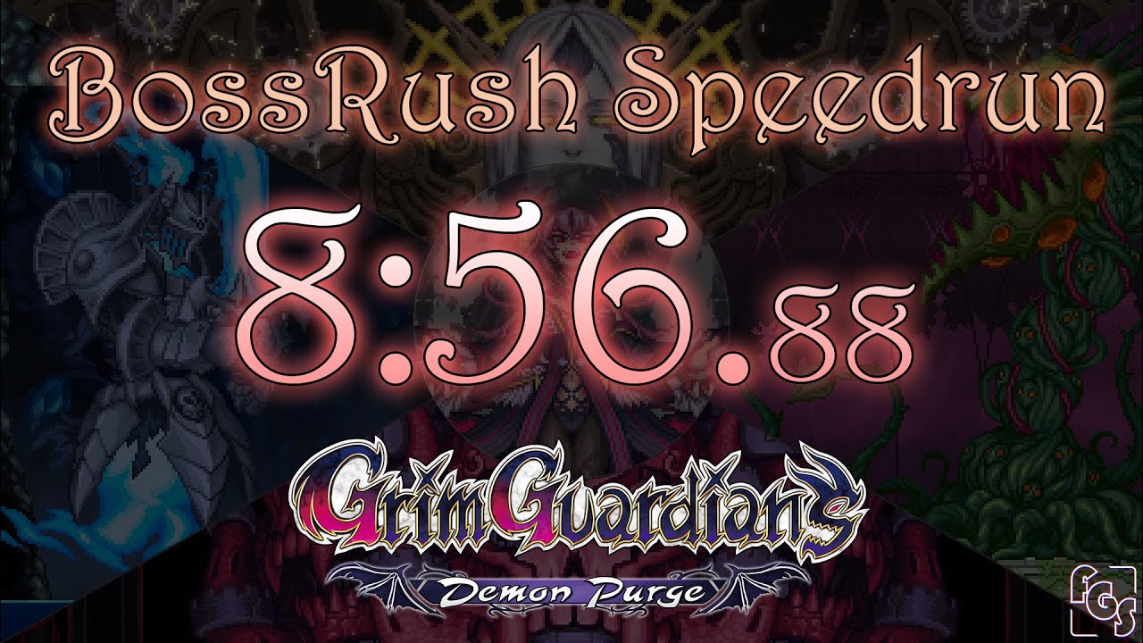 Grim Guardians Demon Purge - Boss Rush Speedrun 8:56