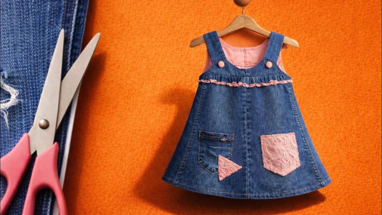 ✂️😱I Didn’t Expect This baby outfit From Old Jeans ✂️👗