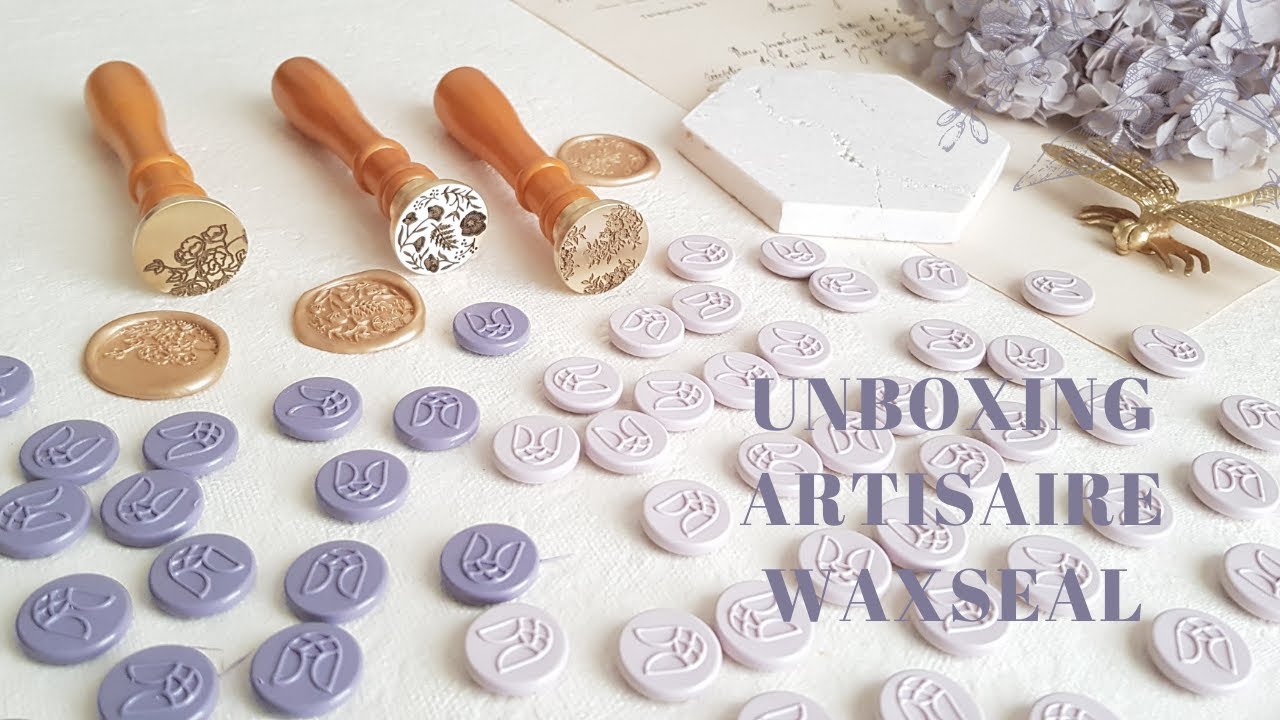 [ASMR] Unboxing Artisaire Waxseal | Stationery Haul