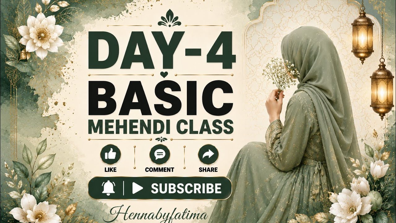 Mehndi basics day 4 leaves designs 😱❤️🤩.....