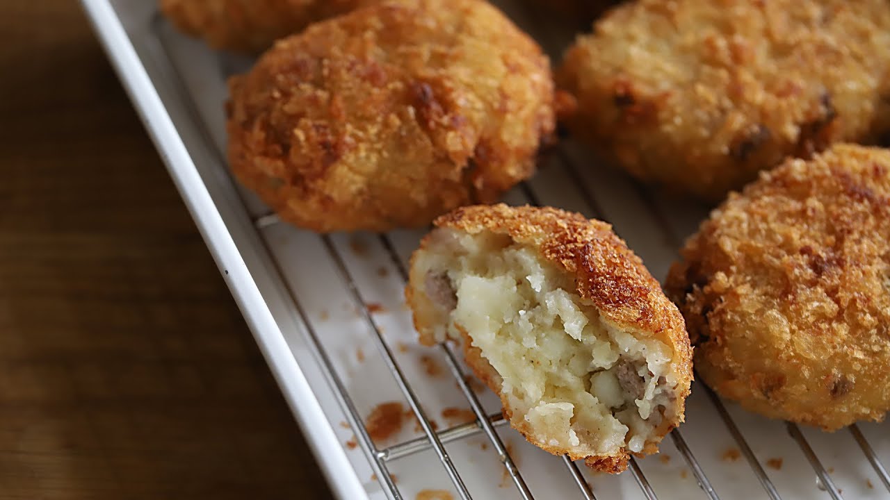 [ENG CC] 속이 꽉차 든든한 감자고로케🥔: Potato Croquettes [아내의 식탁]