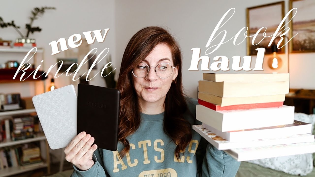 a BOOK HAUL, new KINDLE & some recent reads