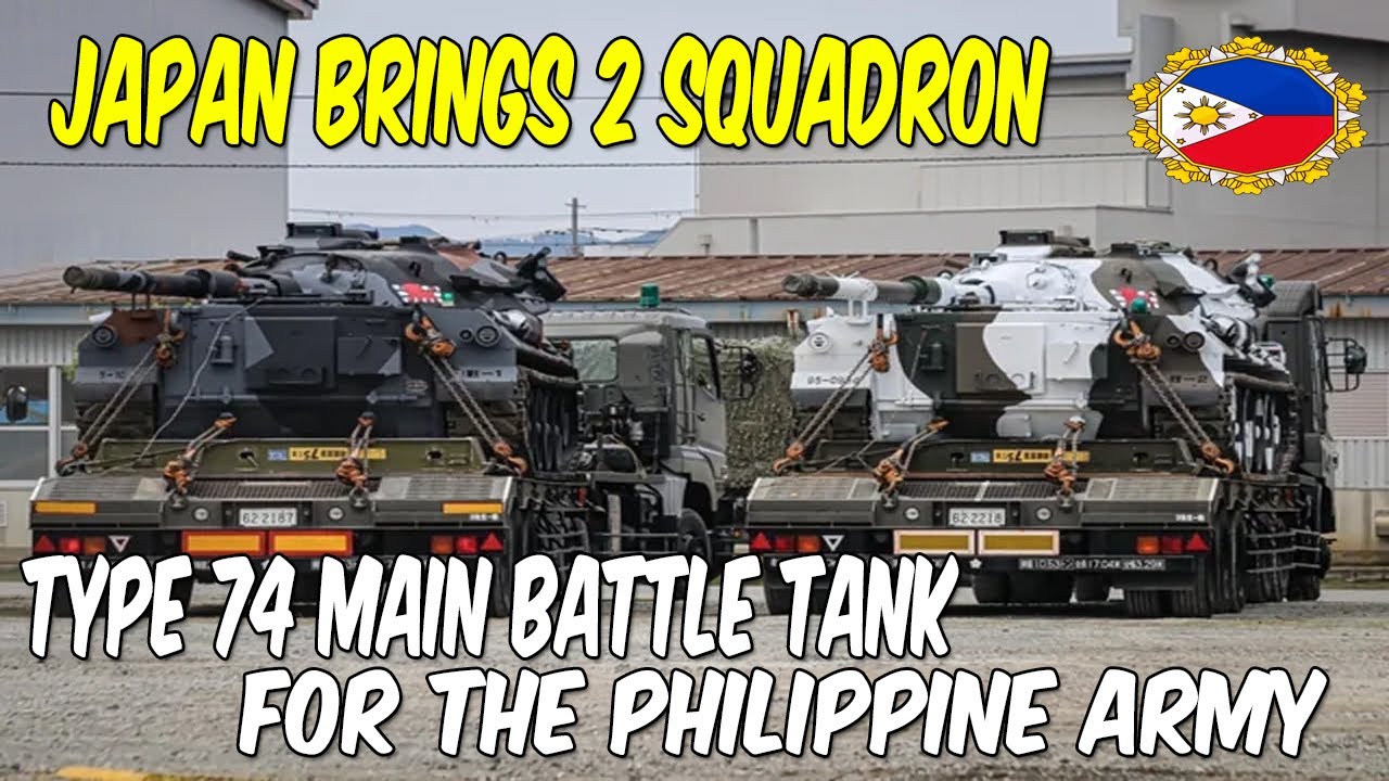 Japan's SHOCKING Move Philippines Get 2 Squadrons of Type 74 Tanks