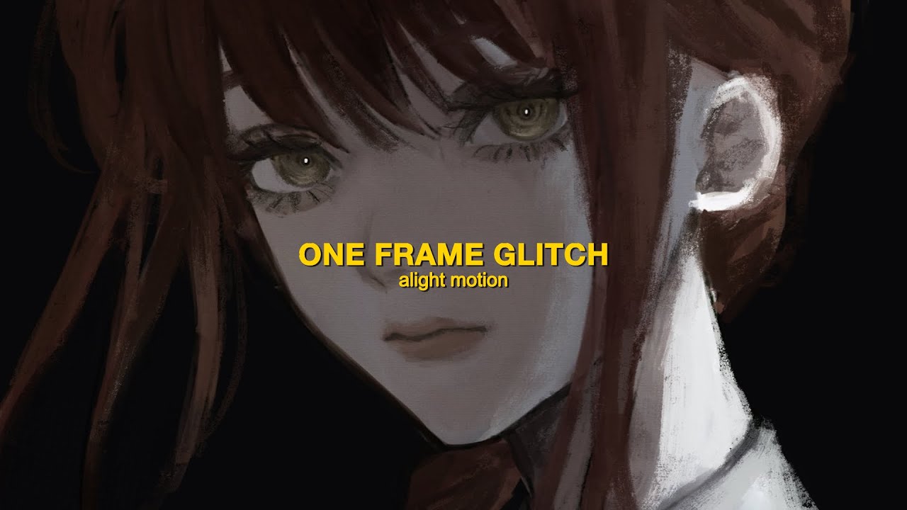 one frame glitch tutorial | alight motion (pro)
