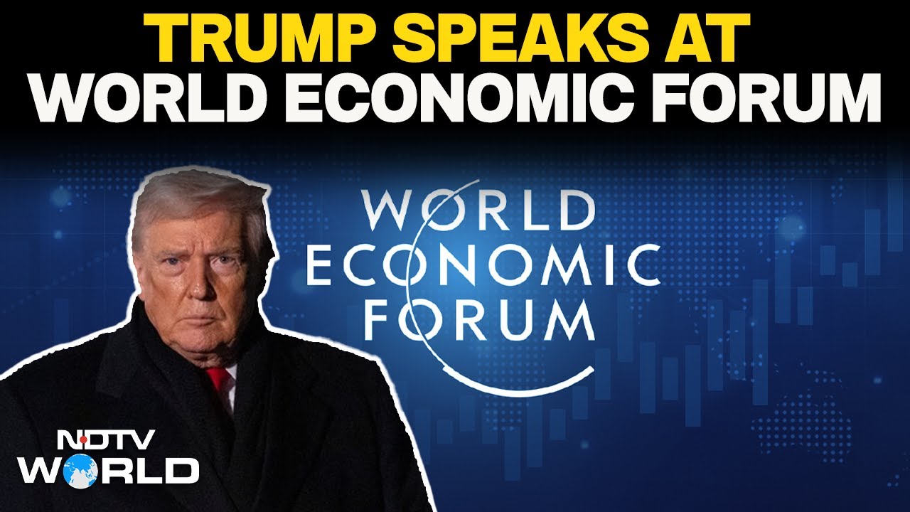 Trump At Davos LIVE | Trump Speech Davos | US News LIVE | Trump At Davos | Global News | LIVE