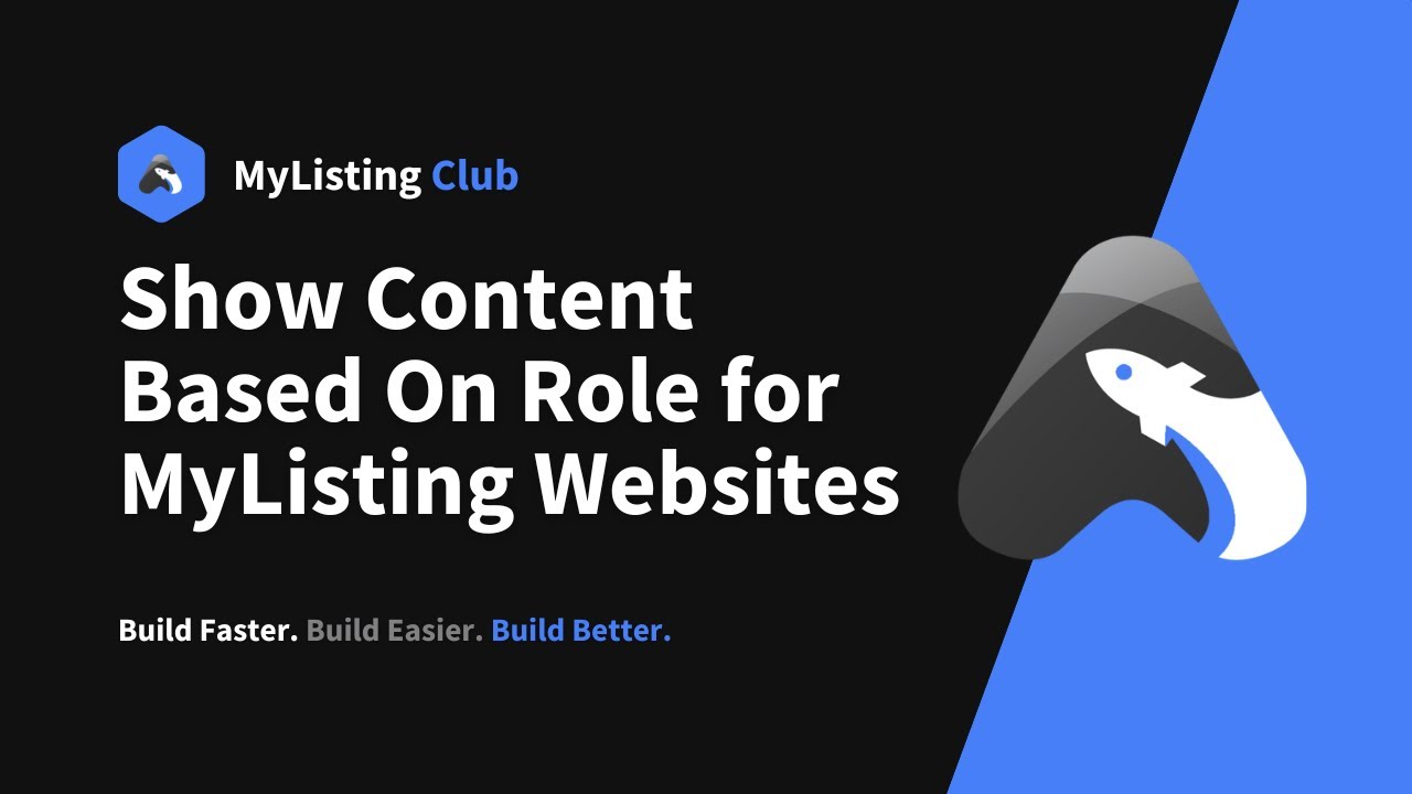 MyListing Tutorial: How to Show Content Based On Role for MyListing Websites