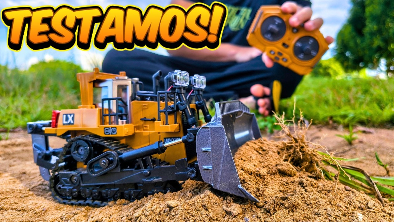 Trator Esteira RC é BRUTO? Teste Completo!