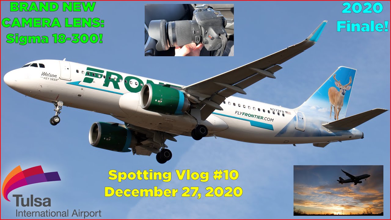 NEW CAMERA LENS! | Tulsa International Airport Spotting Vlog #10
