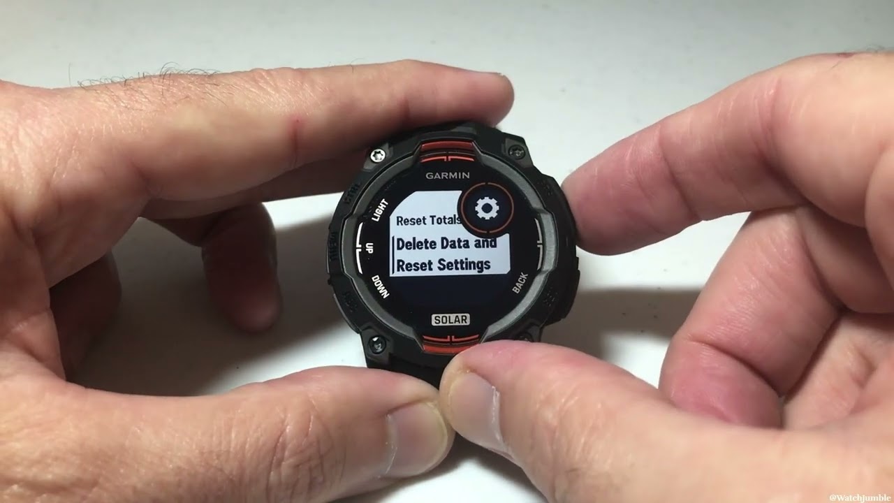 Garmin Instinct 3 — Как сбросить настройки до заводских значений