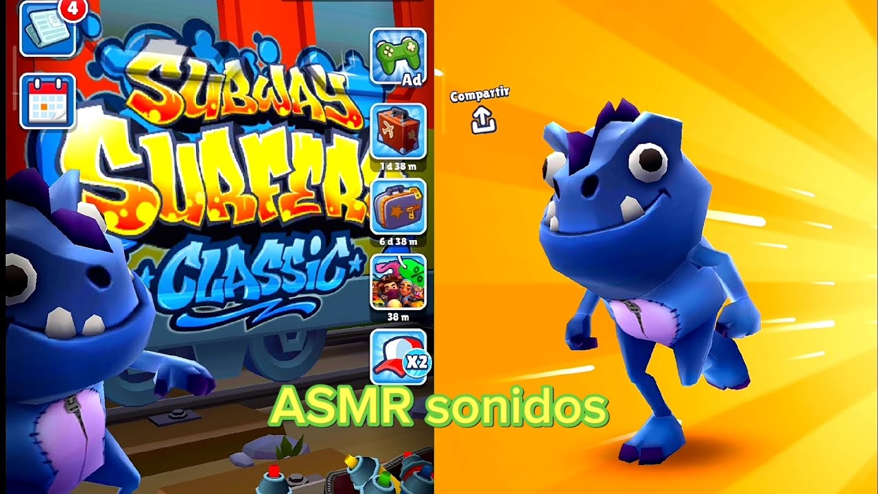 ASMR - Jugando Subway Surf nuevo récord 30K (Sonidos de objetos)