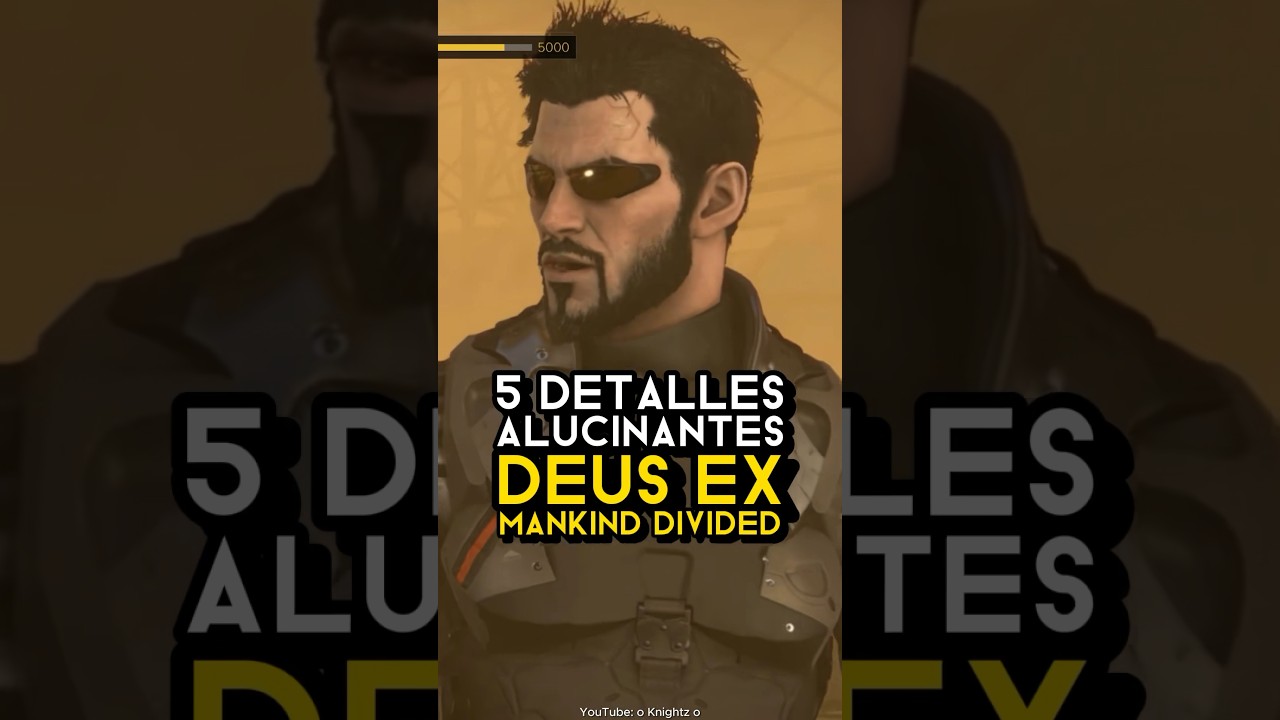 5 DETALLES ALUCINANTES de DEUS EX: Mankind Divided 😎⚡ #detallesalucinantes #deusex