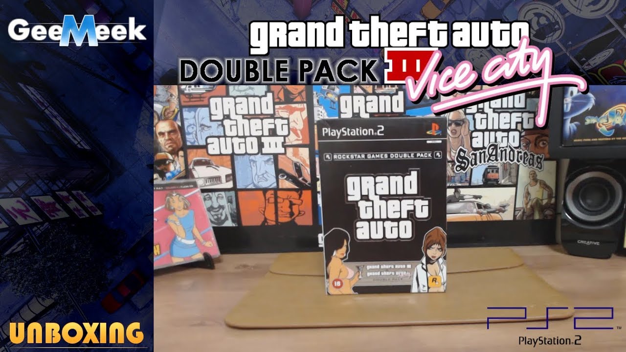 Grand Theft Auto: Double Pack - PS2 (GTA3 & Vice City) - Unboxing HD