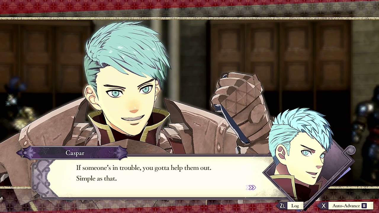 ALL Caspar Supports Fire Emblem Three Houses