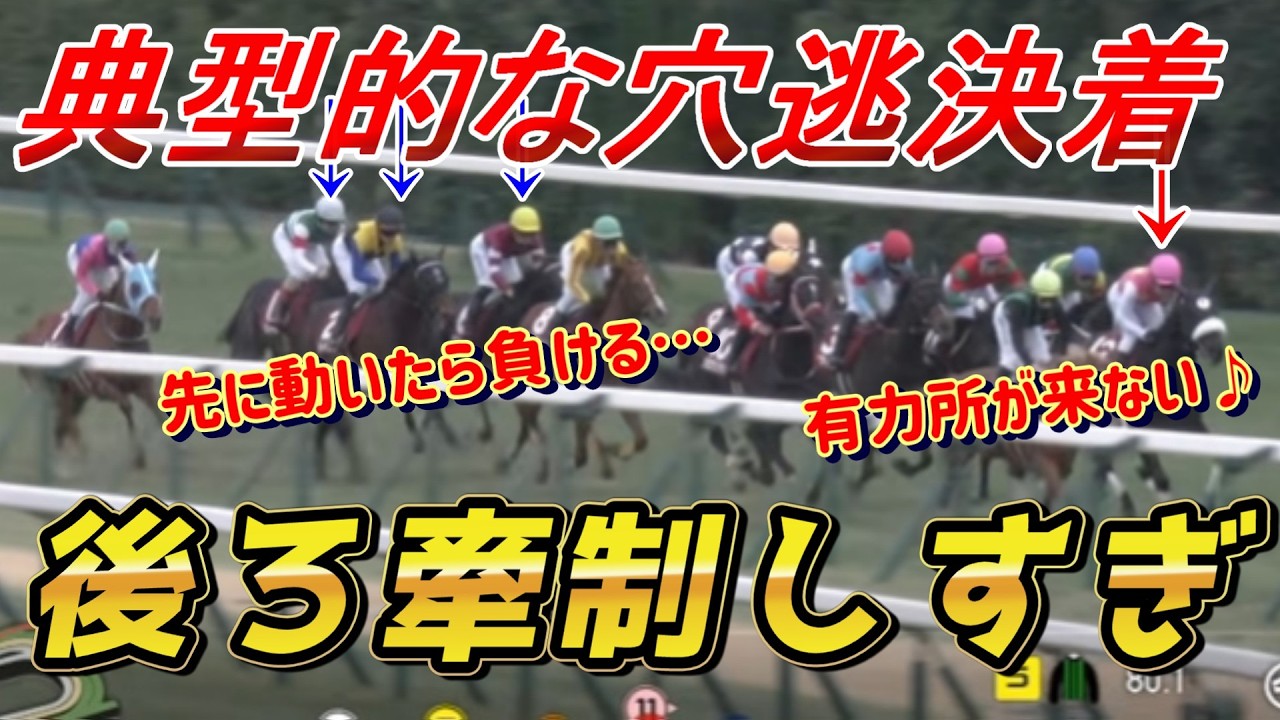 【悲報】後続が牽制してる間に逃げ切られてしまう【京都記念2026 回顧】元馬術選手のコラム