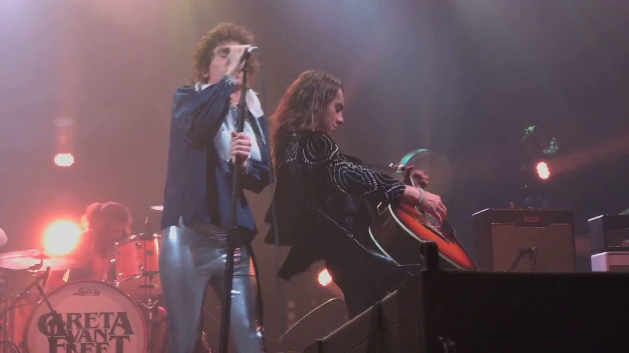 Greta Van Fleet 'You're The One' at The Armory in Minneapolis, MN USA - 7.3.18