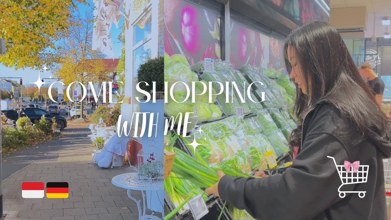 daily vlog tinggal di jerman | grocery shopping 🛒 + masak ayam pecel 🇮🇩