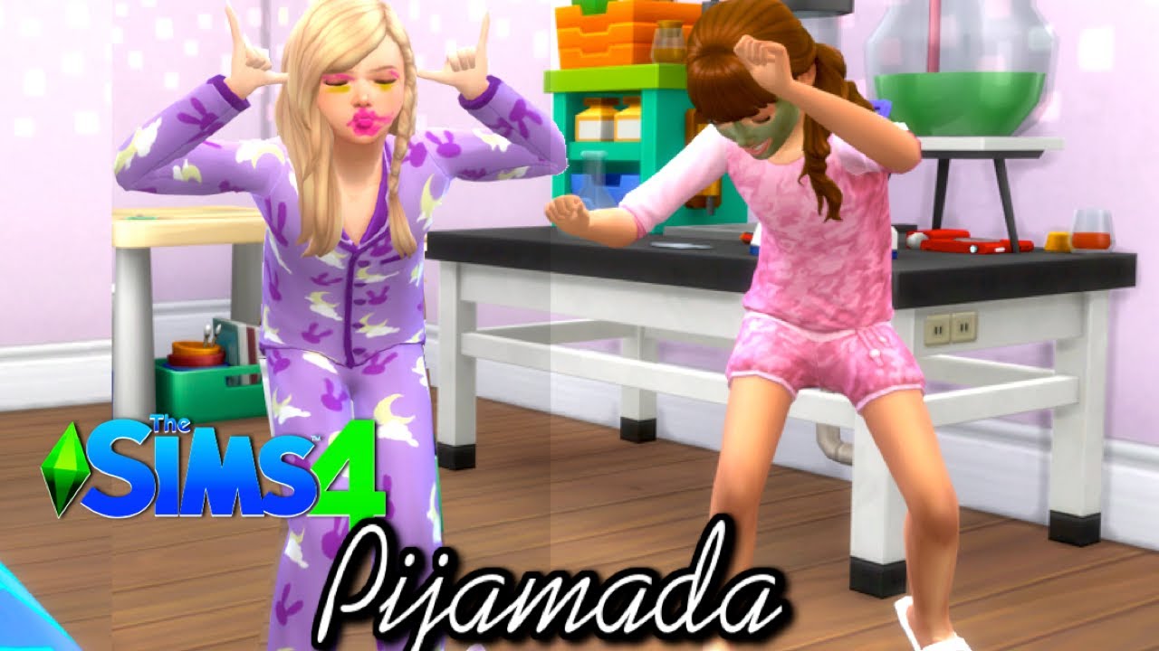 Primera Pijamada de Goldie en Sims 4 - Titi Plus Español