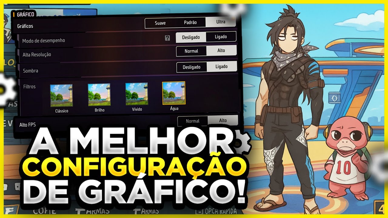 Suave ou Ultra? QUAL O MELHOR GRÁFICO PARA FREE FIRE? 🔥 Free Fire Configurações - Sem Lag