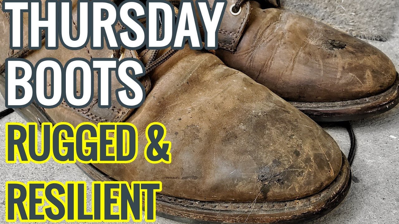 THE CORRECT WAY TO CLEAN THURSDAYS RUGGED & RESILIENT BOOTS | ASMR |