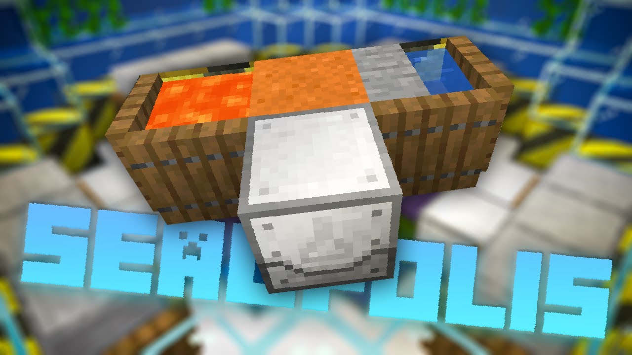 Seaopolis Minecraft Modpack EP2 Custom Cobblestone Generator