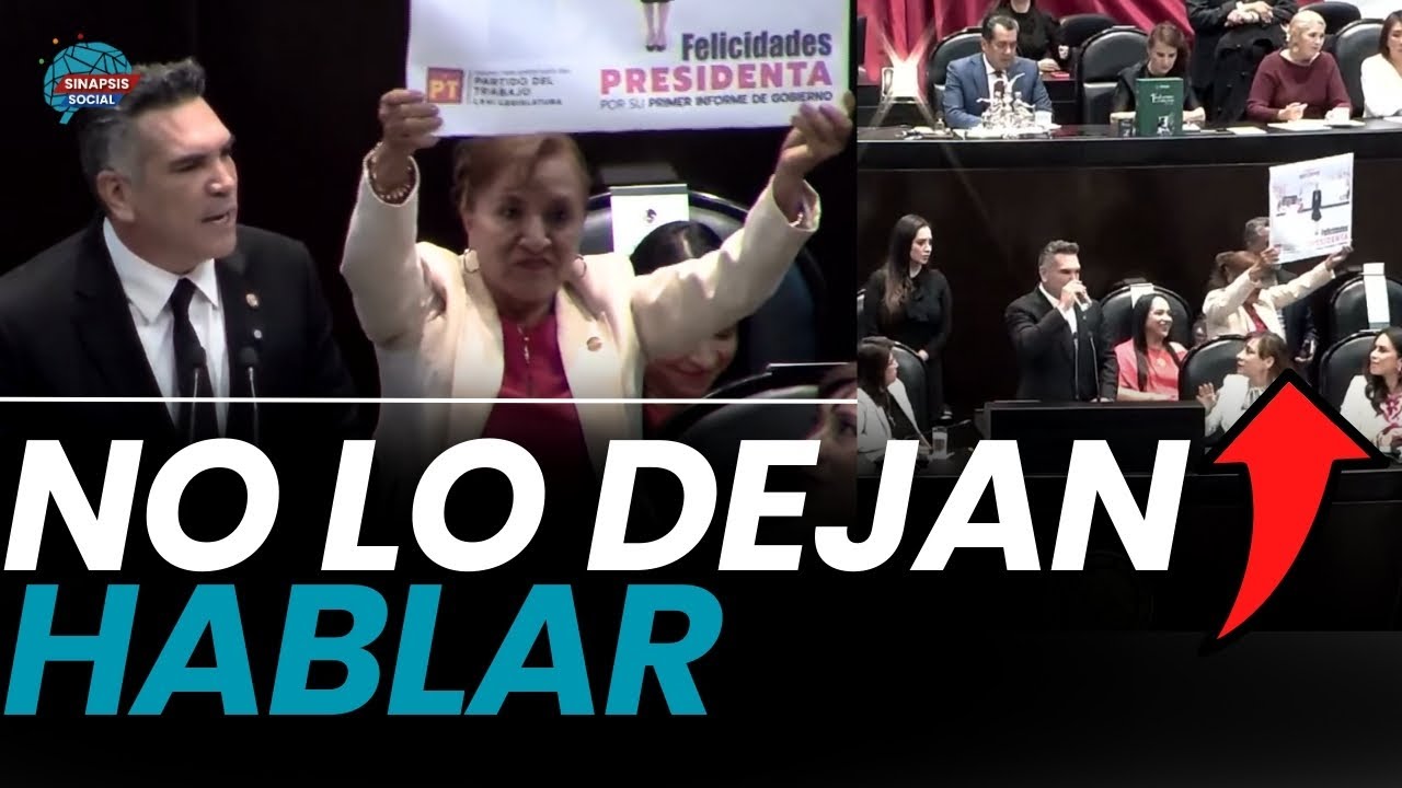 No dejan hablar a Alito Moreno y exigen su desafuero durante sesión del Congreso General