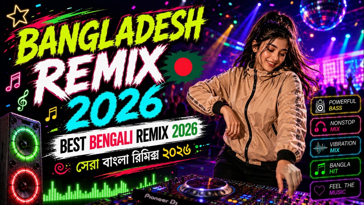 Nonstop Bengali DJ Remix 2026 💥 Best Bangla Songs | Viral Mashup & Ultimate Party Dance Mix