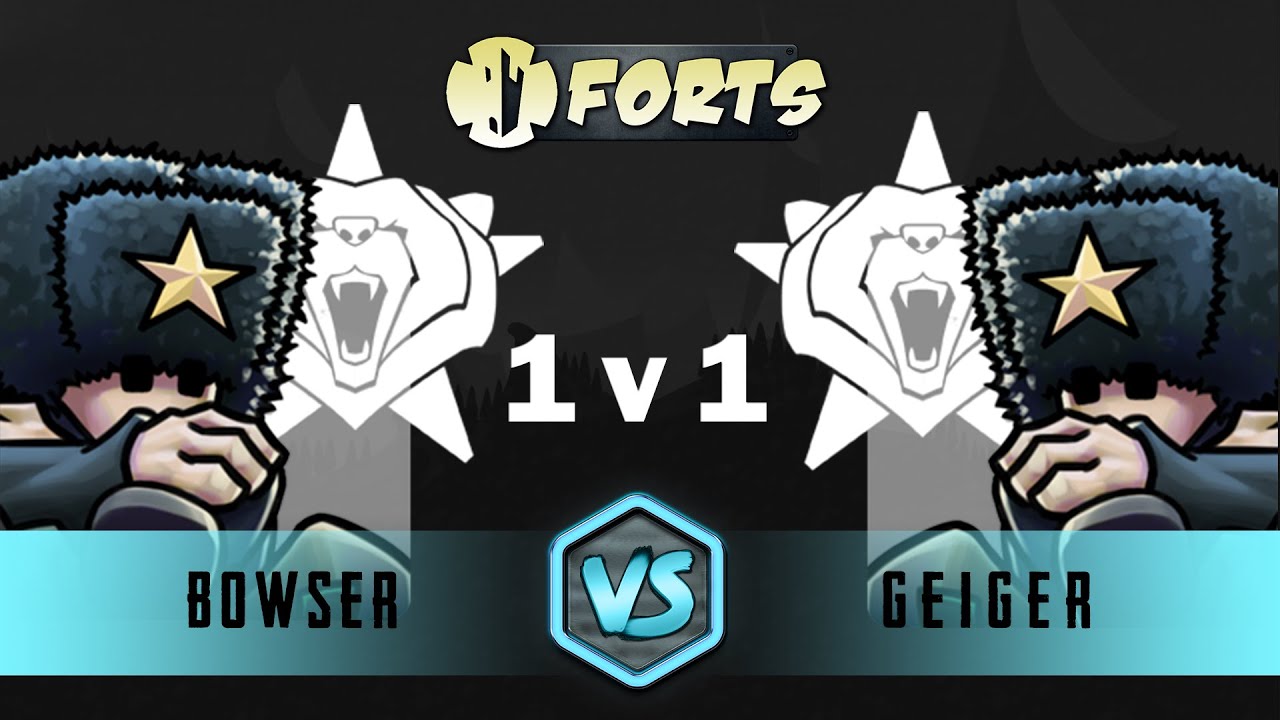 [Cast] Bowser vs Geiger - 1v1 Ranked Forts RTS - Gameplay