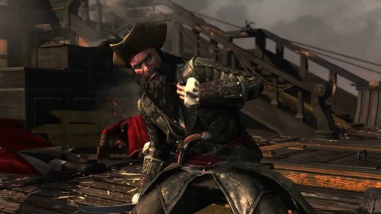 Muerte de Barbanegra - Assassins Creed Black Flag