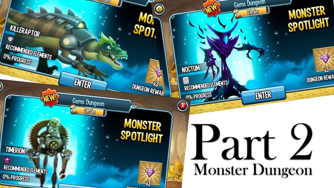 Completing Crazy Dungeon Spotlights on Monster Legends #2