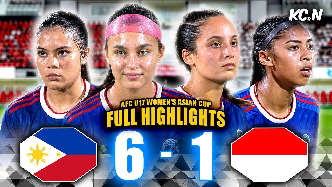 DOMINATED! Philippines vs Indonesia U17 | AFC U17 Women's Asian Cup