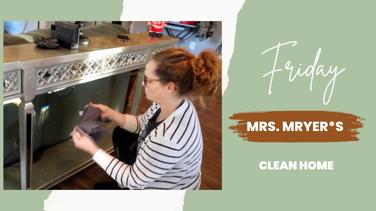 Mrs Meyer Friday Cleaning Day Quick Cleaning