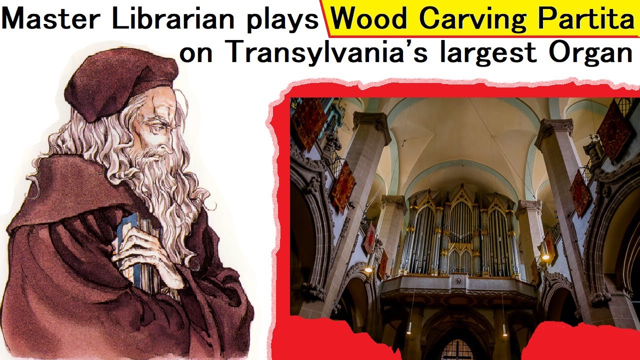 Castlevania Wood Carving Partita Church Organ Cover