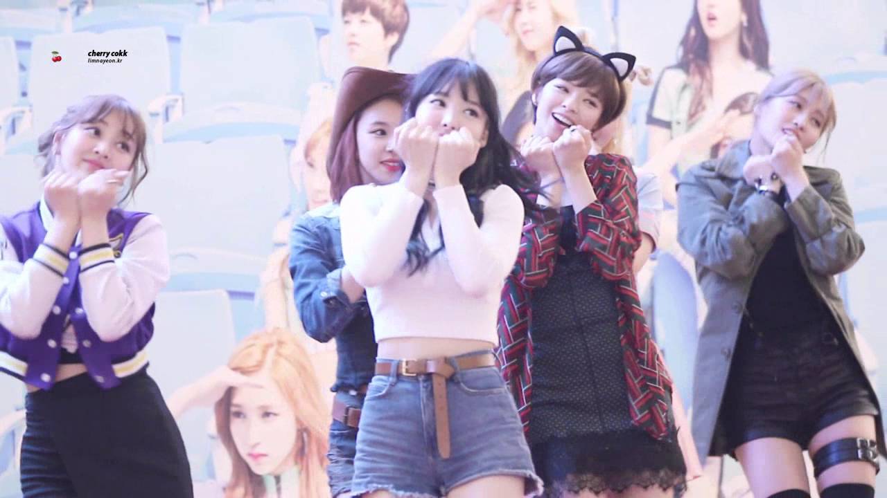 160514 트와이스 여의도 팬사인회 - CHEER UP (nayeon focus)