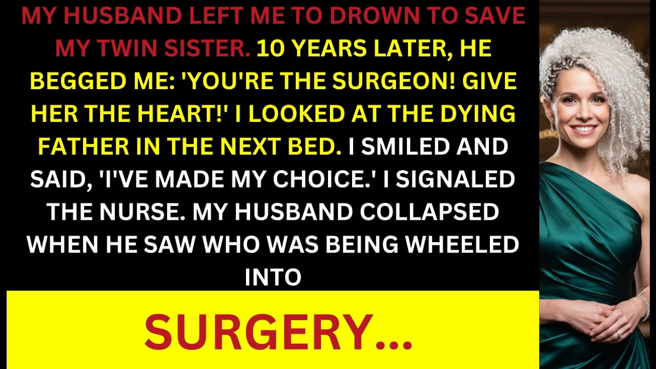My husband took my twin sister by mistake 10 years ago—now I’m the surgeon deciding which one gets..