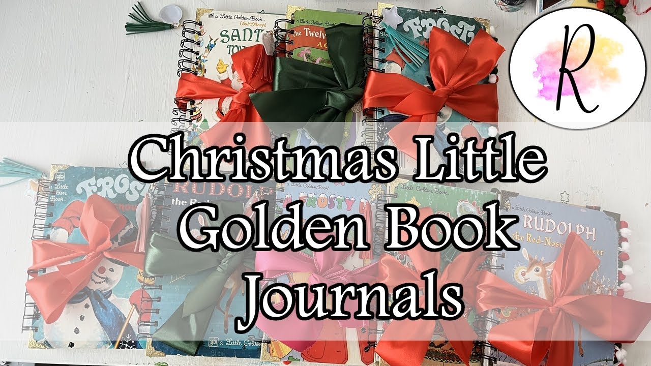 Christmas Little Golden Book Journals | LGB Journals | On Etsy & at The U-Turn Eatery | FOR SALE