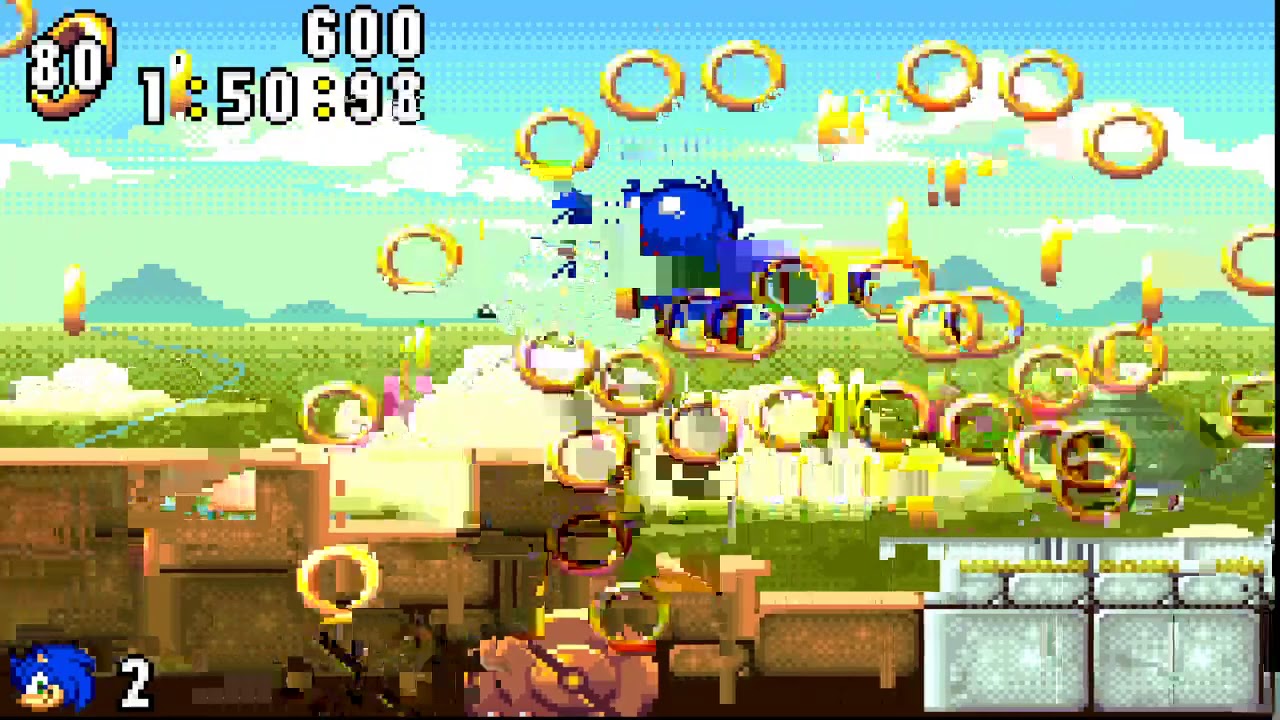Sonic Advance Angel Island Zone 5 Act 2 + Boss