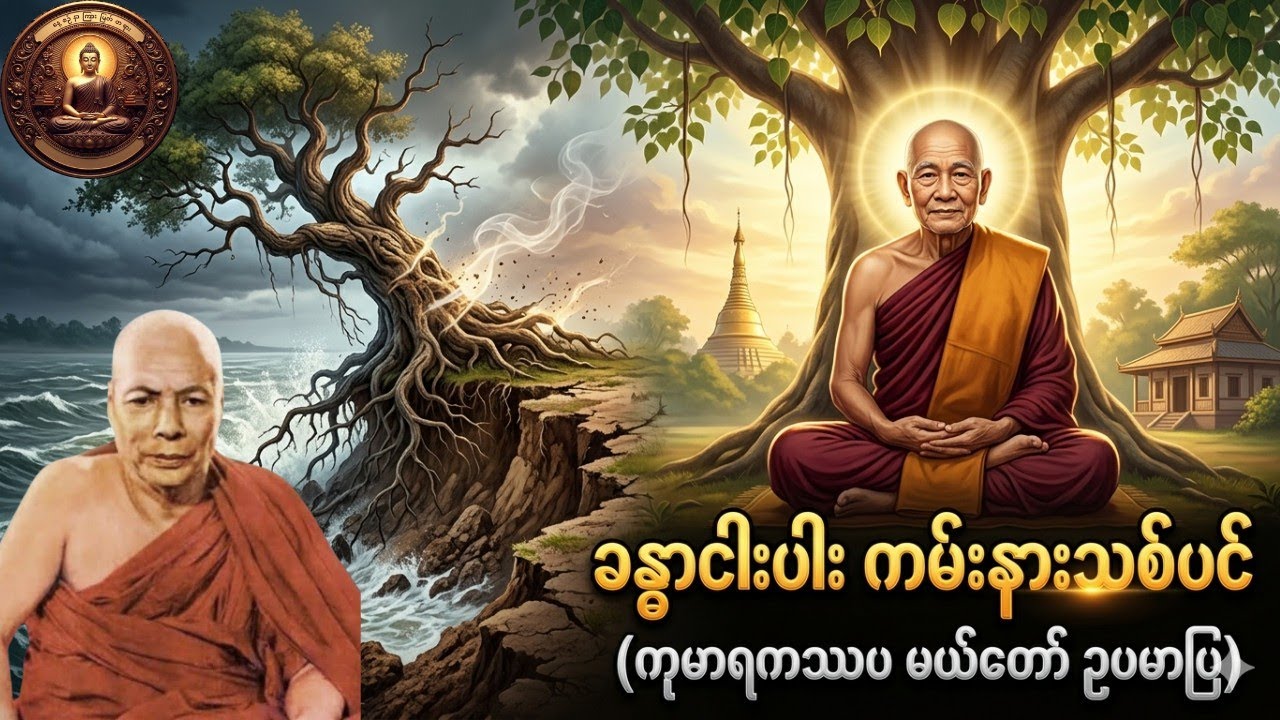 အချိန်မရွေး ပြိုကျသွားနိုင်တဲ့ သင့်ရဲ့ ခန္ဓာကမ်းနားသစ်ပင် (မိုးကုတ်ဆရာတော်ဘုရားကြီး)