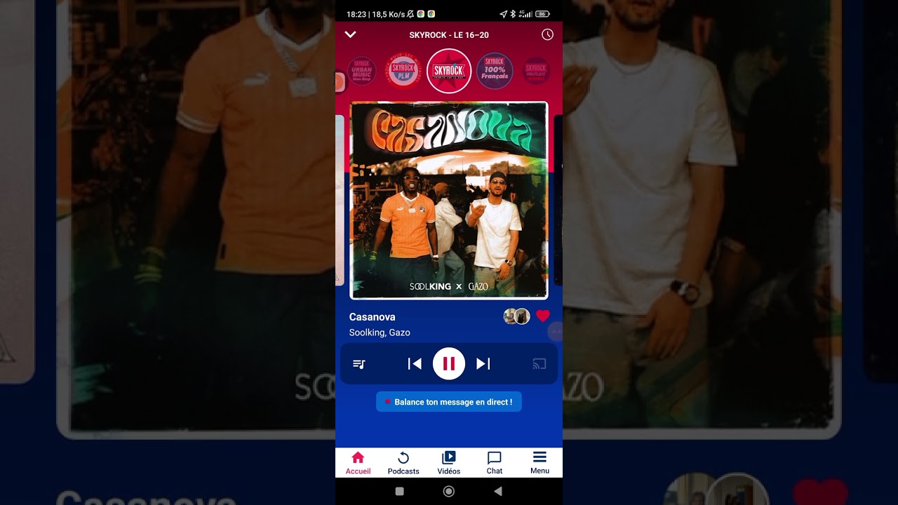 Soolking, Gazo Casanova Version Skyrock