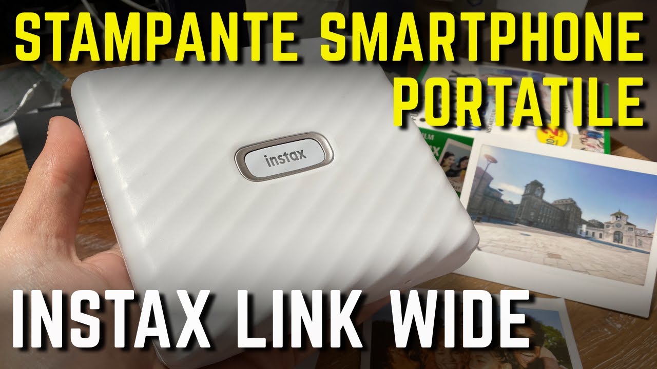 STAMPANTE PER SMARTPHONE portatile recensione Instax Link Wide