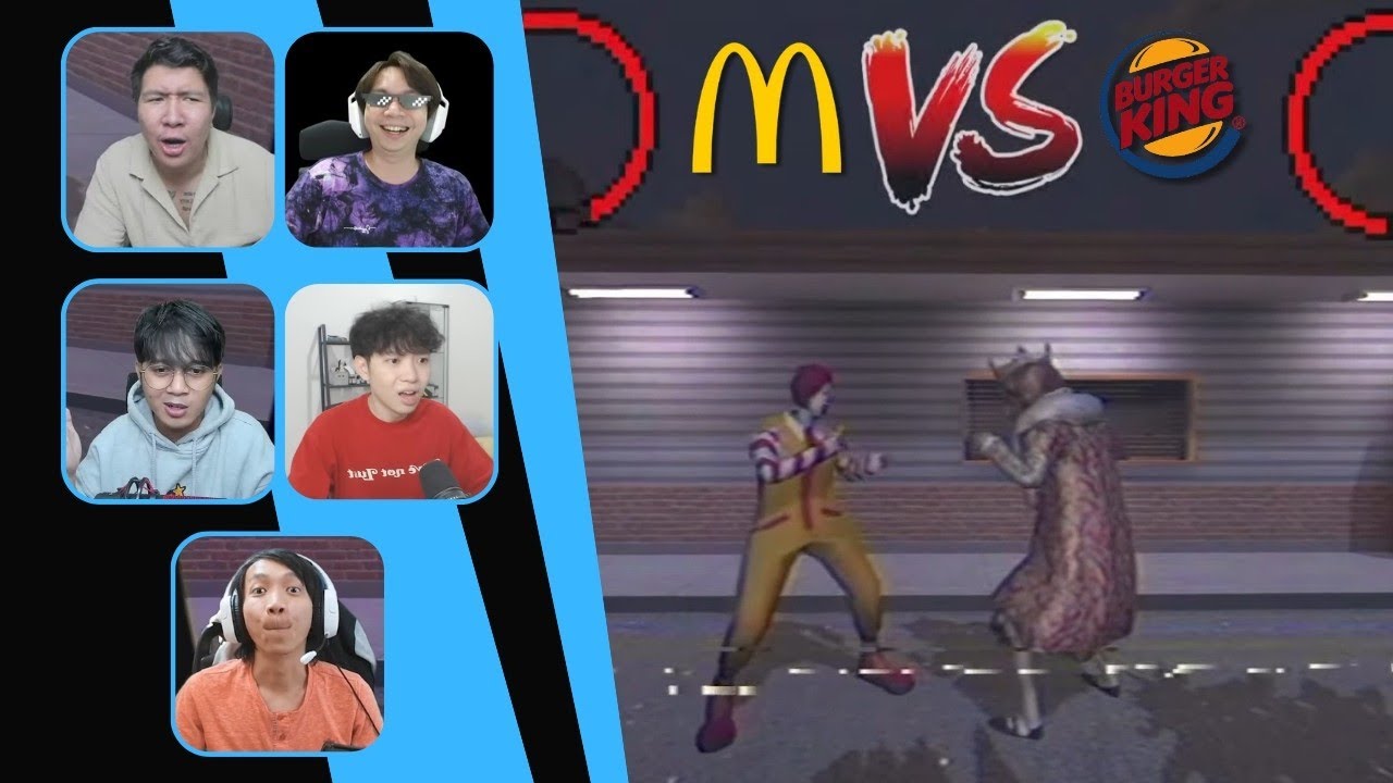 (Reaksi Gamers) Epic!! Mekdi vs burger king 🔥🔥 Secret Ending | Ronald Mcdonalds 