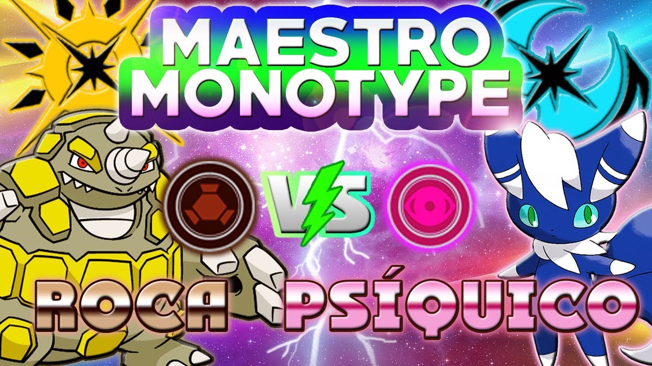 MONOTYPE ROCA vs MONOTYPE PSÍQUICO! PROBOPASS, MI HERMANO GEMELO, MOLA! MAESTRO MONOTYPE POKÉMON