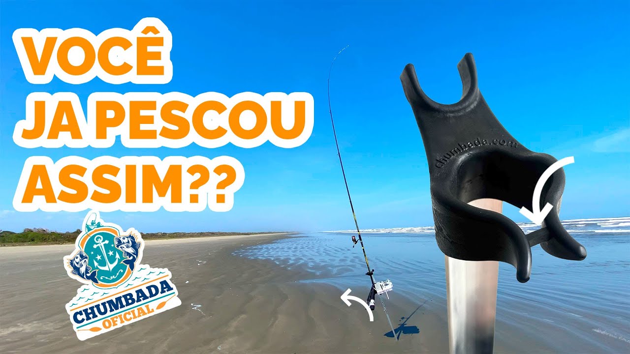 VOCÊ JA PESCOU ASSIM ? SUPORTE DE VARA MODIFICADO