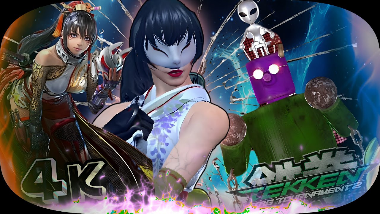 Kunimitsu ( Tekken 8 Look ) & Mokujin ( Alien ) Ultra Hard UHD 4K 60 FPS 