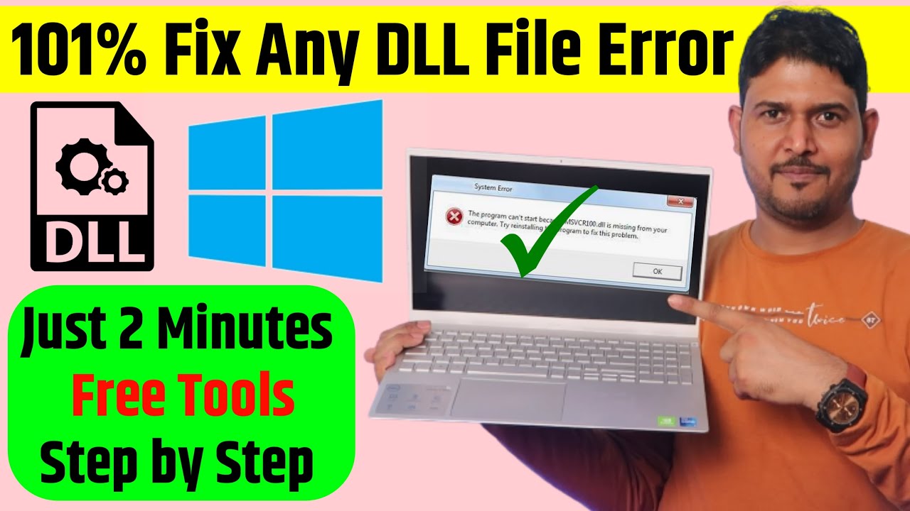 Window Dll FIle Fix Tool | How to fix any .DLL Files Error on Windows | Best DLL Files Fixer Tools