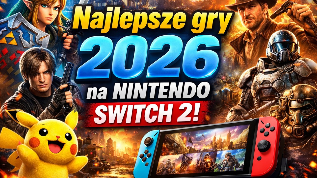 Najlepsze gry 2026 na SWITCH 2 | To już NIE JEST słabe Nintendo